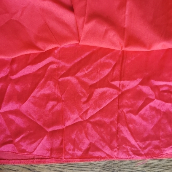 Vintage Verlaine 1980s Long Red White Skirt Small - Picture 7 of 7